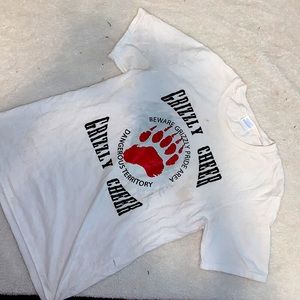 White random sports crew neck